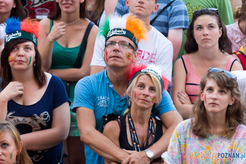 Finał UEFA EURO 2012 - Hiszpania - Włochy. Strefa Kibica w Poznaniu Foto: lepszyPOZNAN.pl / Piotr Rychter Finał UEFA EURO 2012 - Hiszpania - Włochy. Strefa Kibica w Poznaniu Foto: lepszyPOZNAN.pl / Piotr Rychter
