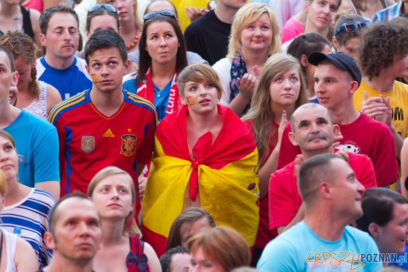 Finał UEFA EURO 2012 - Hiszpania - Włochy. Strefa Kibica w Poznaniu Foto: lepszyPOZNAN.pl / Piotr Rychter Finał UEFA EURO 2012 - Hiszpania - Włochy. Strefa Kibica w Poznaniu Foto: lepszyPOZNAN.pl / Piotr Rychter