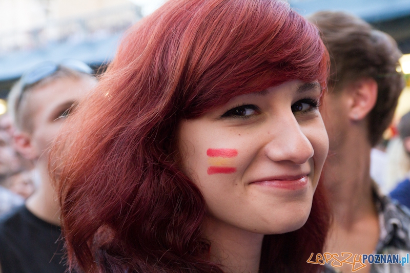Finał UEFA EURO 2012 - Hiszpania - Włochy. Strefa Kibica w Poznaniu Foto: lepszyPOZNAN.pl / Piotr Rychter Finał UEFA EURO 2012 - Hiszpania - Włochy. Strefa Kibica w Poznaniu Foto: lepszyPOZNAN.pl / Piotr Rychter
