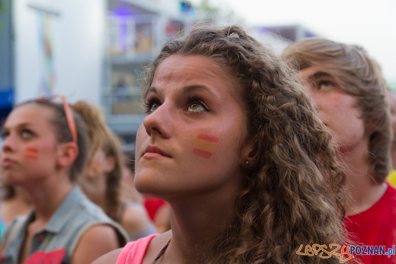 Finał UEFA EURO 2012 - Hiszpania - Włochy. Strefa Kibica w Poznaniu Foto: lepszyPOZNAN.pl / Piotr Rychter Finał UEFA EURO 2012 - Hiszpania - Włochy. Strefa Kibica w Poznaniu Foto: lepszyPOZNAN.pl / Piotr Rychter
