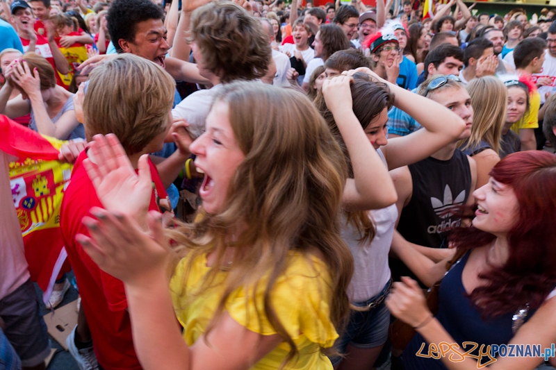 Finał UEFA EURO 2012 - Hiszpania - Włochy. Strefa Kibica w Poznaniu Foto: lepszyPOZNAN.pl / Piotr Rychter Finał UEFA EURO 2012 - Hiszpania - Włochy. Strefa Kibica w Poznaniu Foto: lepszyPOZNAN.pl / Piotr Rychter