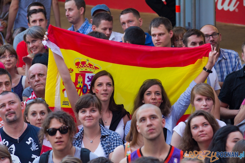 Finał UEFA EURO 2012 - Hiszpania - Włochy. Strefa Kibica w Poznaniu Foto: lepszyPOZNAN.pl / Piotr Rychter Finał UEFA EURO 2012 - Hiszpania - Włochy. Strefa Kibica w Poznaniu Foto: lepszyPOZNAN.pl / Piotr Rychter