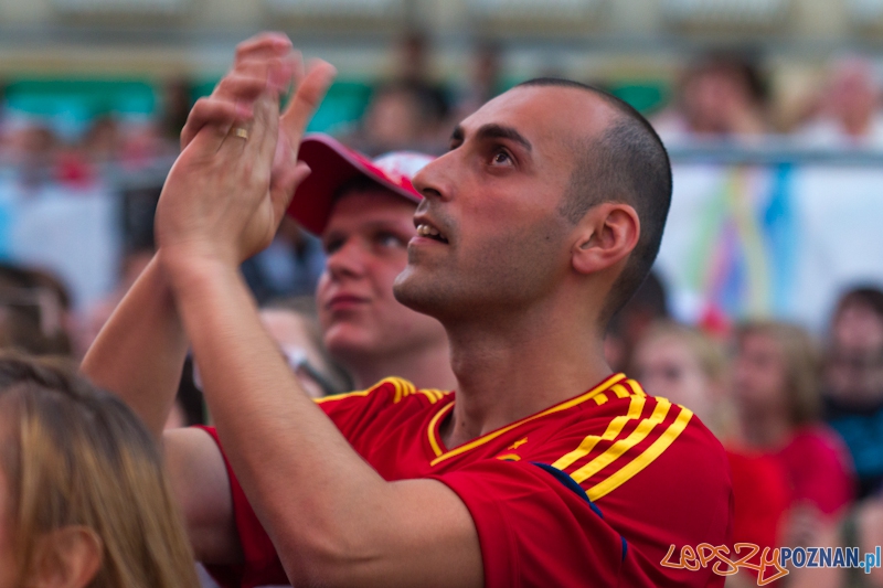 Finał UEFA EURO 2012 - Hiszpania - Włochy. Strefa Kibica w Poznaniu Foto: lepszyPOZNAN.pl / Piotr Rychter Finał UEFA EURO 2012 - Hiszpania - Włochy. Strefa Kibica w Poznaniu Foto: lepszyPOZNAN.pl / Piotr Rychter