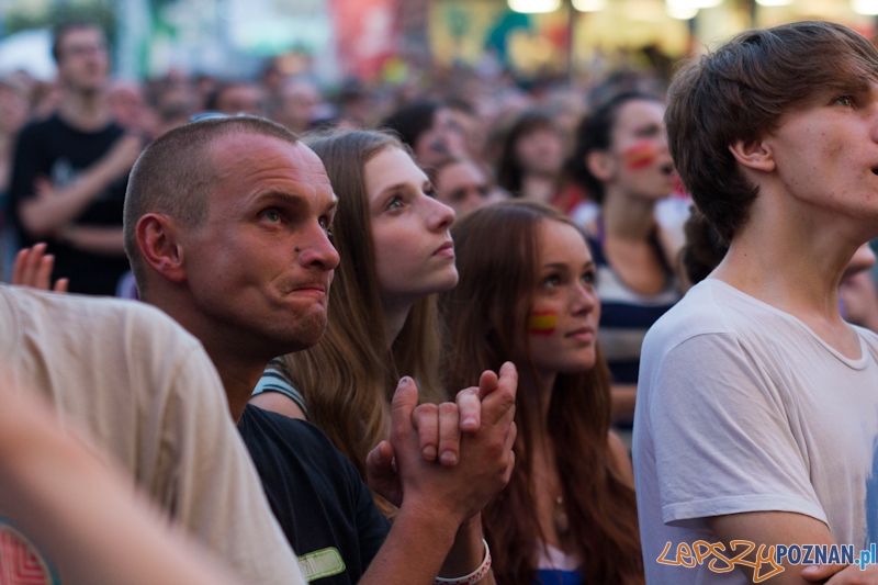 Finał UEFA EURO 2012 - Hiszpania - Włochy. Strefa Kibica w Poznaniu Foto: lepszyPOZNAN.pl / Piotr Rychter Finał UEFA EURO 2012 - Hiszpania - Włochy. Strefa Kibica w Poznaniu Foto: lepszyPOZNAN.pl / Piotr Rychter