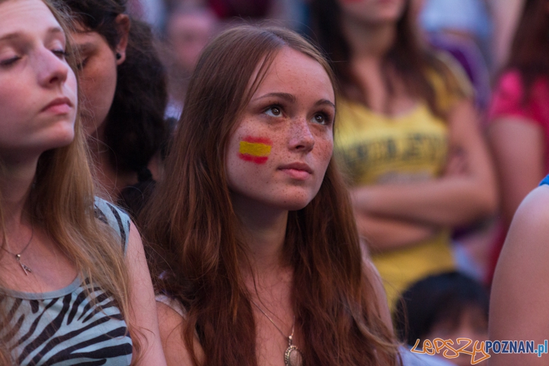 Finał UEFA EURO 2012 - Hiszpania - Włochy. Strefa Kibica w Poznaniu Foto: lepszyPOZNAN.pl / Piotr Rychter Finał UEFA EURO 2012 - Hiszpania - Włochy. Strefa Kibica w Poznaniu Foto: lepszyPOZNAN.pl / Piotr Rychter