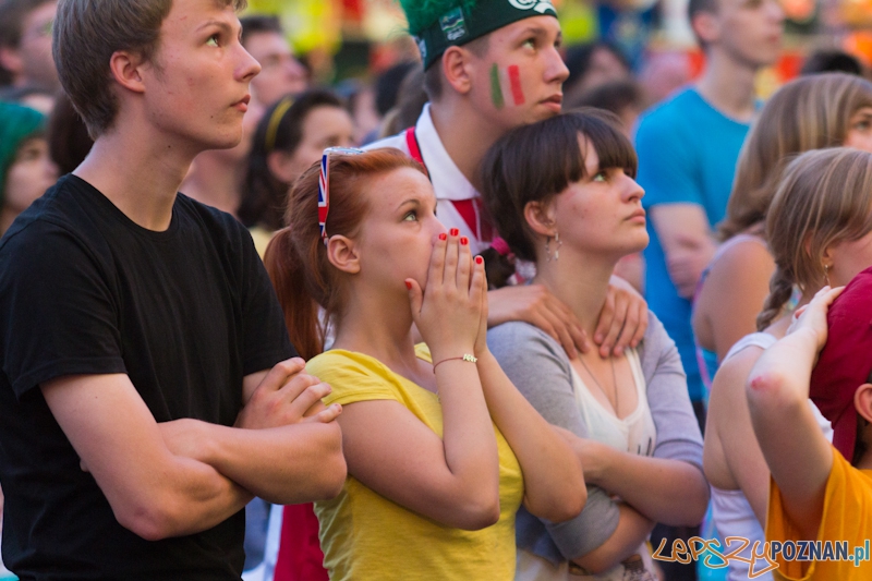 Finał UEFA EURO 2012 - Hiszpania - Włochy. Strefa Kibica w Poznaniu Foto: lepszyPOZNAN.pl / Piotr Rychter Finał UEFA EURO 2012 - Hiszpania - Włochy. Strefa Kibica w Poznaniu Foto: lepszyPOZNAN.pl / Piotr Rychter