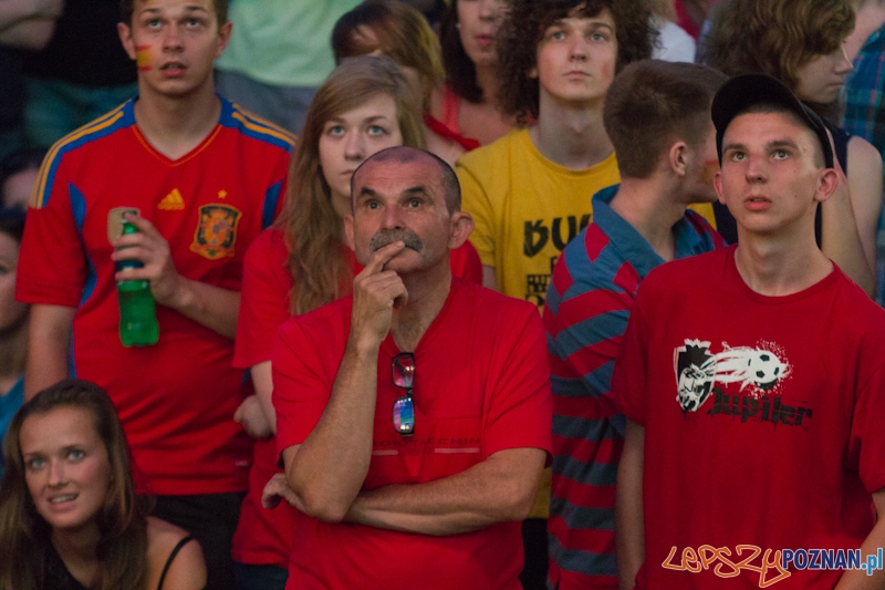 Finał UEFA EURO 2012 - Hiszpania - Włochy. Strefa Kibica w Poznaniu Foto: lepszyPOZNAN.pl / Piotr Rychter Finał UEFA EURO 2012 - Hiszpania - Włochy. Strefa Kibica w Poznaniu Foto: lepszyPOZNAN.pl / Piotr Rychter