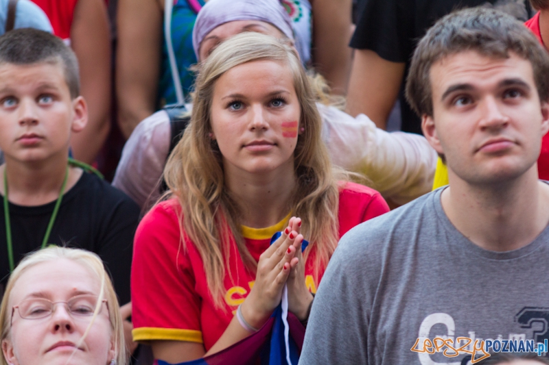 Finał UEFA EURO 2012 - Hiszpania - Włochy. Strefa Kibica w Poznaniu Foto: lepszyPOZNAN.pl / Piotr Rychter Finał UEFA EURO 2012 - Hiszpania - Włochy. Strefa Kibica w Poznaniu Foto: lepszyPOZNAN.pl / Piotr Rychter