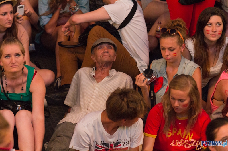 Finał UEFA EURO 2012 - Hiszpania - Włochy. Strefa Kibica w Poznaniu Foto: lepszyPOZNAN.pl / Piotr Rychter Finał UEFA EURO 2012 - Hiszpania - Włochy. Strefa Kibica w Poznaniu Foto: lepszyPOZNAN.pl / Piotr Rychter