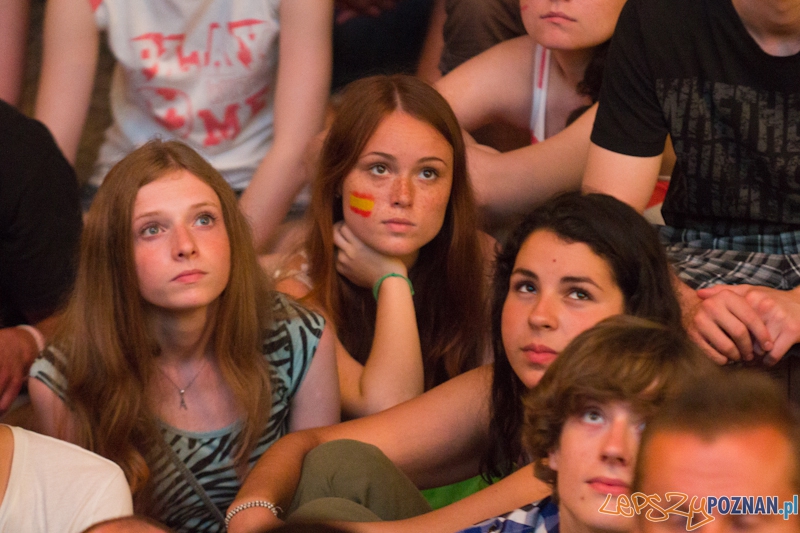 Finał UEFA EURO 2012 - Hiszpania - Włochy. Strefa Kibica w Poznaniu Foto: lepszyPOZNAN.pl / Piotr Rychter Finał UEFA EURO 2012 - Hiszpania - Włochy. Strefa Kibica w Poznaniu Foto: lepszyPOZNAN.pl / Piotr Rychter