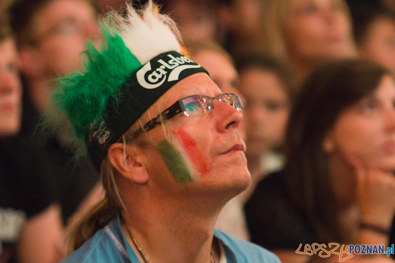 Finał UEFA EURO 2012 - Hiszpania - Włochy. Strefa Kibica w Poznaniu Foto: lepszyPOZNAN.pl / Piotr Rychter Finał UEFA EURO 2012 - Hiszpania - Włochy. Strefa Kibica w Poznaniu Foto: lepszyPOZNAN.pl / Piotr Rychter