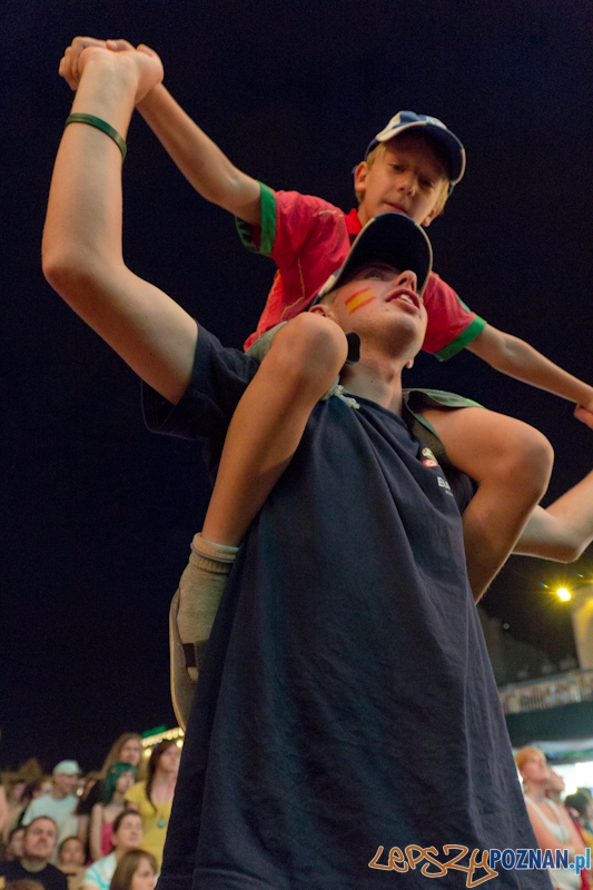 Finał UEFA EURO 2012 - Hiszpania - Włochy. Strefa Kibica w Poznaniu Foto: lepszyPOZNAN.pl / Piotr Rychter Finał UEFA EURO 2012 - Hiszpania - Włochy. Strefa Kibica w Poznaniu Foto: lepszyPOZNAN.pl / Piotr Rychter