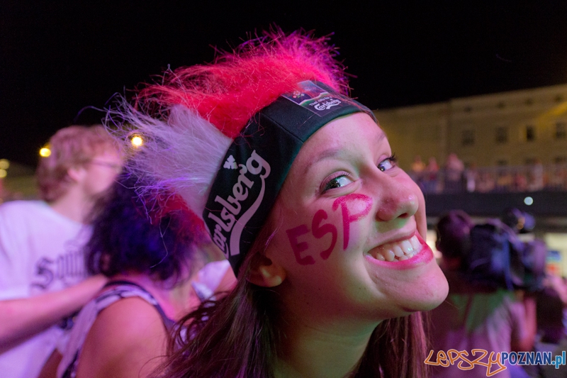 Finał UEFA EURO 2012 - Hiszpania - Włochy. Strefa Kibica w Poznaniu Foto: lepszyPOZNAN.pl / Piotr Rychter Finał UEFA EURO 2012 - Hiszpania - Włochy. Strefa Kibica w Poznaniu Foto: lepszyPOZNAN.pl / Piotr Rychter