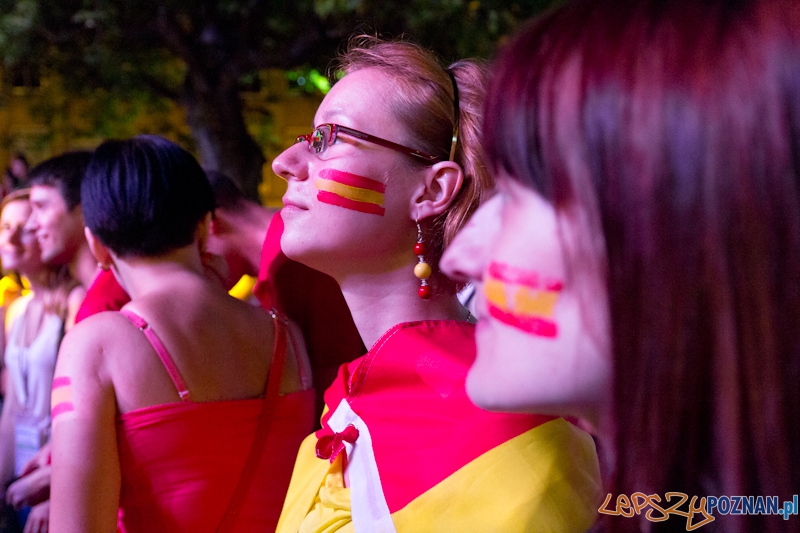 Finał UEFA EURO 2012 - Hiszpania - Włochy. Strefa Kibica w Poznaniu Foto: lepszyPOZNAN.pl / Piotr Rychter Finał UEFA EURO 2012 - Hiszpania - Włochy. Strefa Kibica w Poznaniu Foto: lepszyPOZNAN.pl / Piotr Rychter