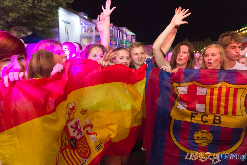 Finał UEFA EURO 2012 - Hiszpania - Włochy. Strefa Kibica w Poznaniu Foto: lepszyPOZNAN.pl / Piotr Rychter Finał UEFA EURO 2012 - Hiszpania - Włochy. Strefa Kibica w Poznaniu Foto: lepszyPOZNAN.pl / Piotr Rychter