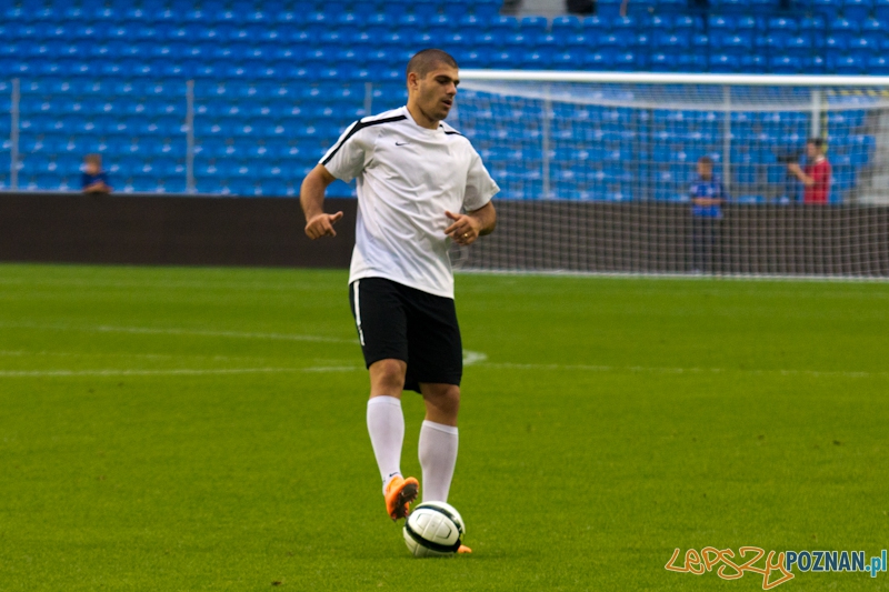 Zawodnicy kazachskiego zespołu Żetysu Tałdykorgan podczas treningu na Stadionie Miejskim w Poznaniu Foto: lepszyPOZNAN.pl/ Piotr Rychter Zawodnicy kazachskiego zespołu Żetysu Tałdykorgan podczas treningu na Stadionie Miejskim w Poznaniu Foto: lepszyPOZNAN.pl/ Piotr Rychter