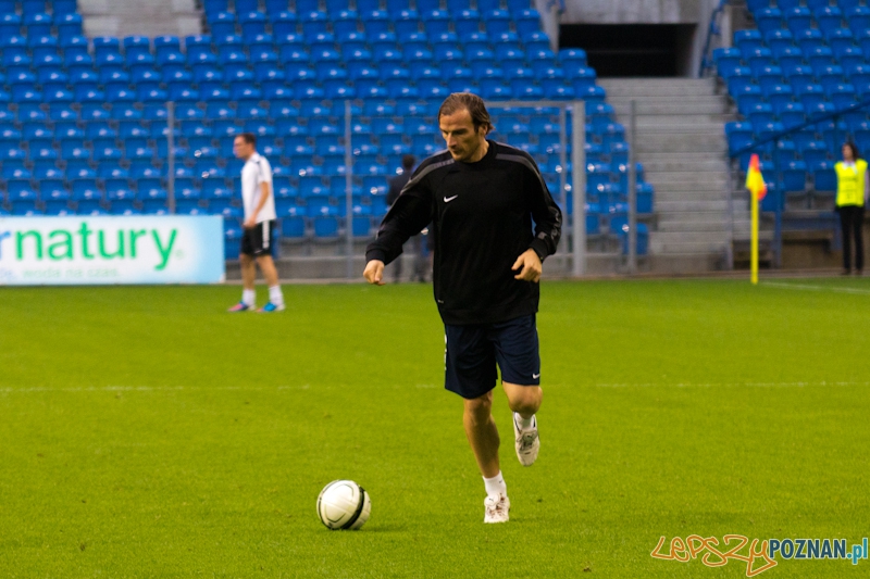 Zawodnicy kazachskiego zespołu Żetysu Tałdykorgan podczas treningu na Stadionie Miejskim w Poznaniu Foto: lepszyPOZNAN.pl/ Piotr Rychter Zawodnicy kazachskiego zespołu Żetysu Tałdykorgan podczas treningu na Stadionie Miejskim w Poznaniu Foto: lepszyPOZNAN.pl/ Piotr Rychter