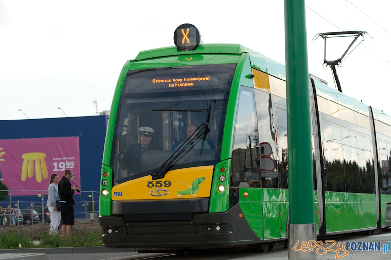 Otwarcie nowej trasy tramwajowej na Franowo 11.08.2012 Foto: lepszyPOZNAN.pl / Ewelina Gutowska Otwarcie nowej trasy tramwajowej na Franowo 11.08.2012 Foto: lepszyPOZNAN.pl / Ewelina Gutowska