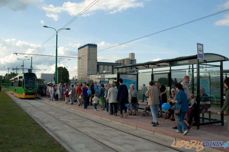 Otwarcie nowej trasy tramwajowej na Franowo 11.08.2012 Foto: Ewelina Gutowska Otwarcie nowej trasy tramwajowej na Franowo 11.08.2012 Foto: Ewelina Gutowska