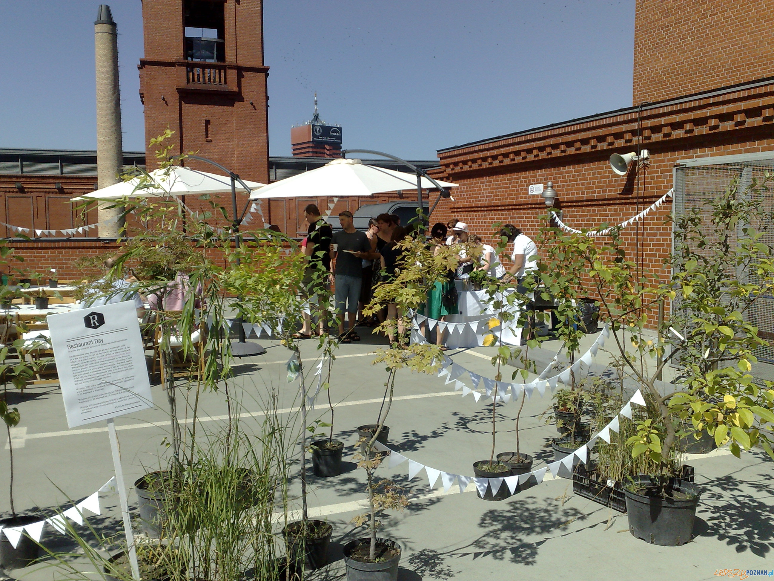 Resteurant Day na dachu Foto: lepszyPOZNAN.pl / td Resteurant Day na dachu Foto: lepszyPOZNAN.pl / td