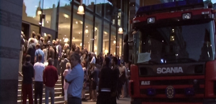 Nocne alarmy pożarowe w hotelu Foto: KKS Lech Nocne alarmy pożarowe w hotelu Foto: KKS Lech