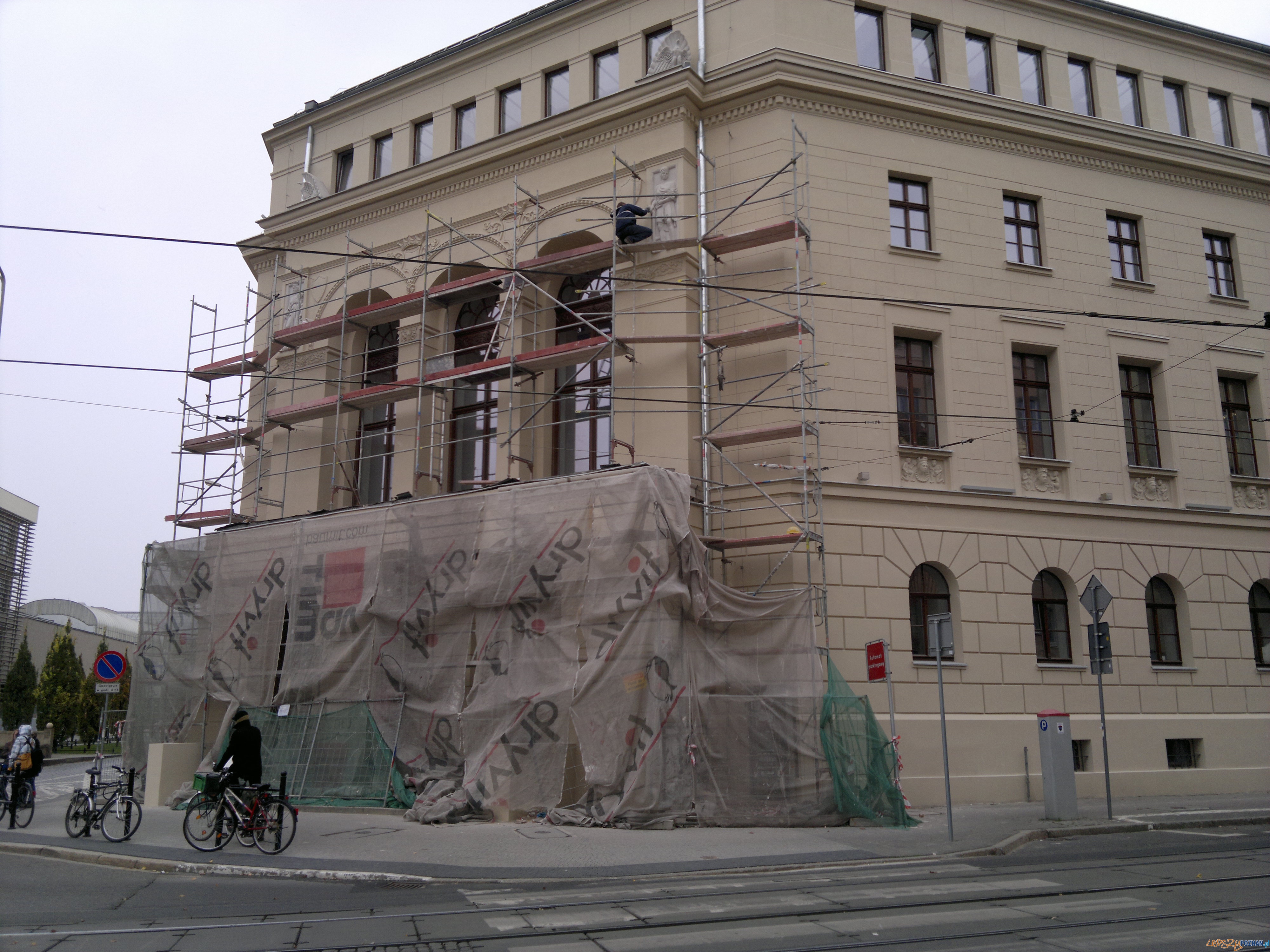 Zakończenie remontu elewacji Uniwersytetu Artystycznego (1) Foto: TD Zakończenie remontu elewacji Uniwersytetu Artystycznego (1) Foto: TD