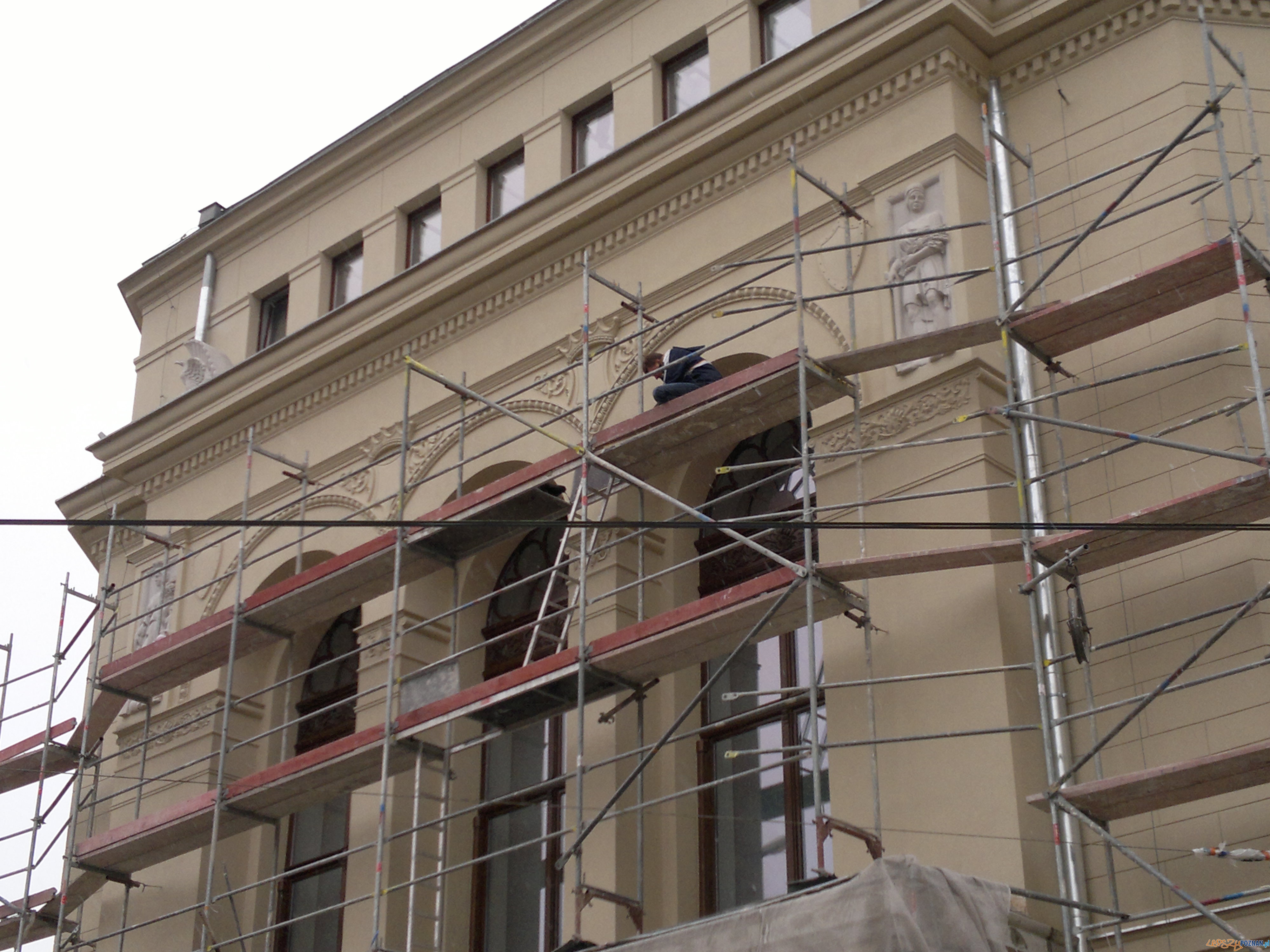 Zakończenie remontu elewacji Uniwersytetu Artystycznego (3) Foto: TD Zakończenie remontu elewacji Uniwersytetu Artystycznego (3) Foto: TD