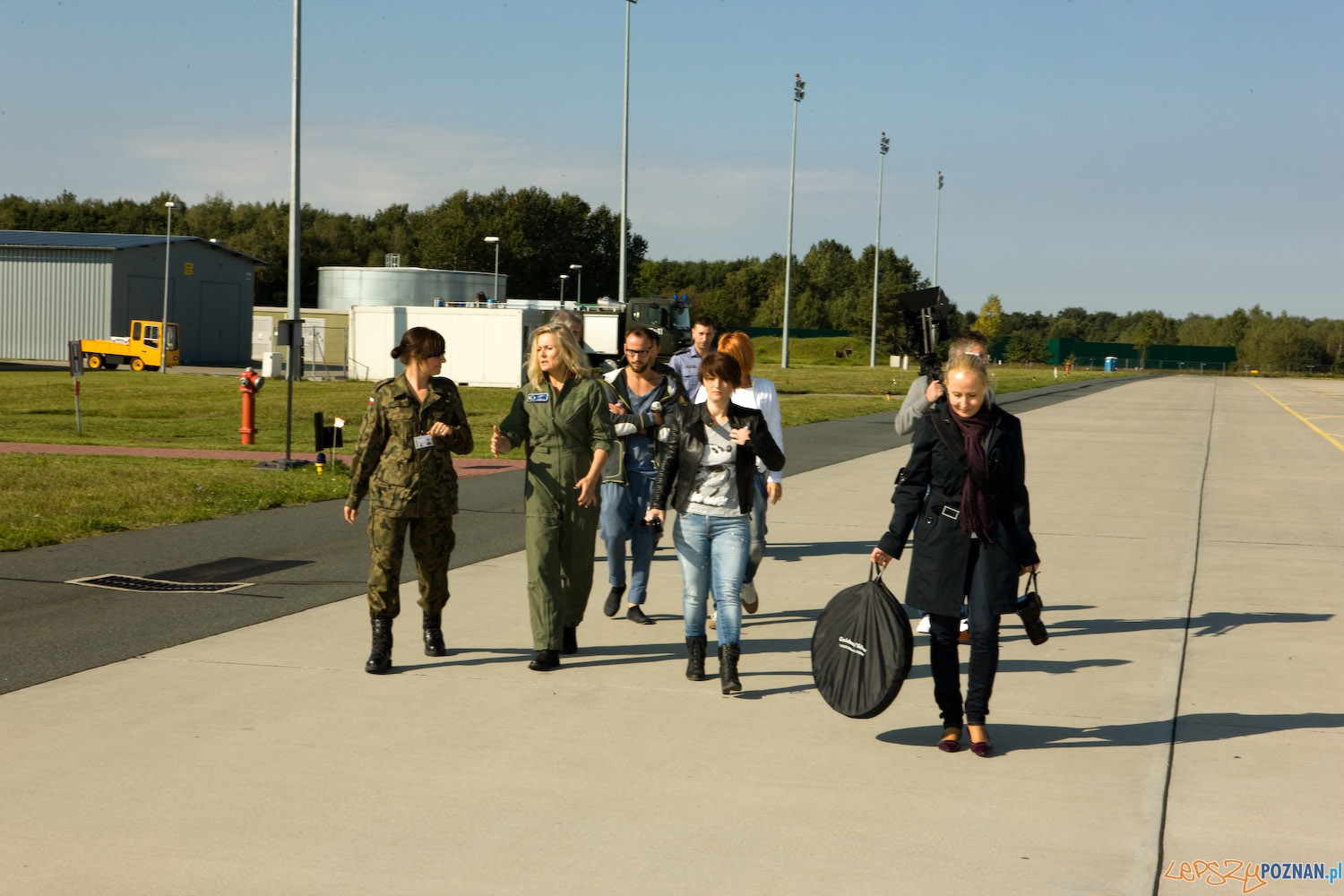 Grażyna Szapołowska i F-16 (1) Foto: Robert STEFANOWICZ/Sara STUDIO Grażyna Szapołowska i F-16 (1) Foto: Robert STEFANOWICZ/Sara STUDIO