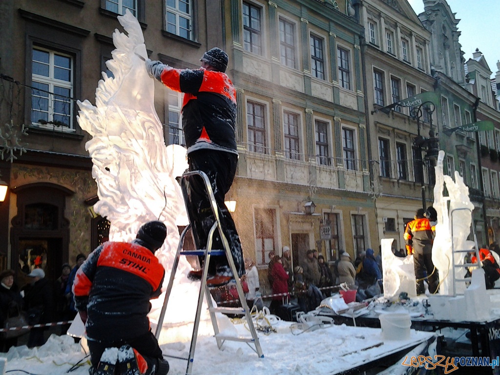 VII Międzynarodowy Festiwal Rzeźby Lodowej - 2 dzień Foto: lepszyPOZNAN.pl / tab VII Międzynarodowy Festiwal Rzeźby Lodowej - 2 dzień Foto: lepszyPOZNAN.pl / tab