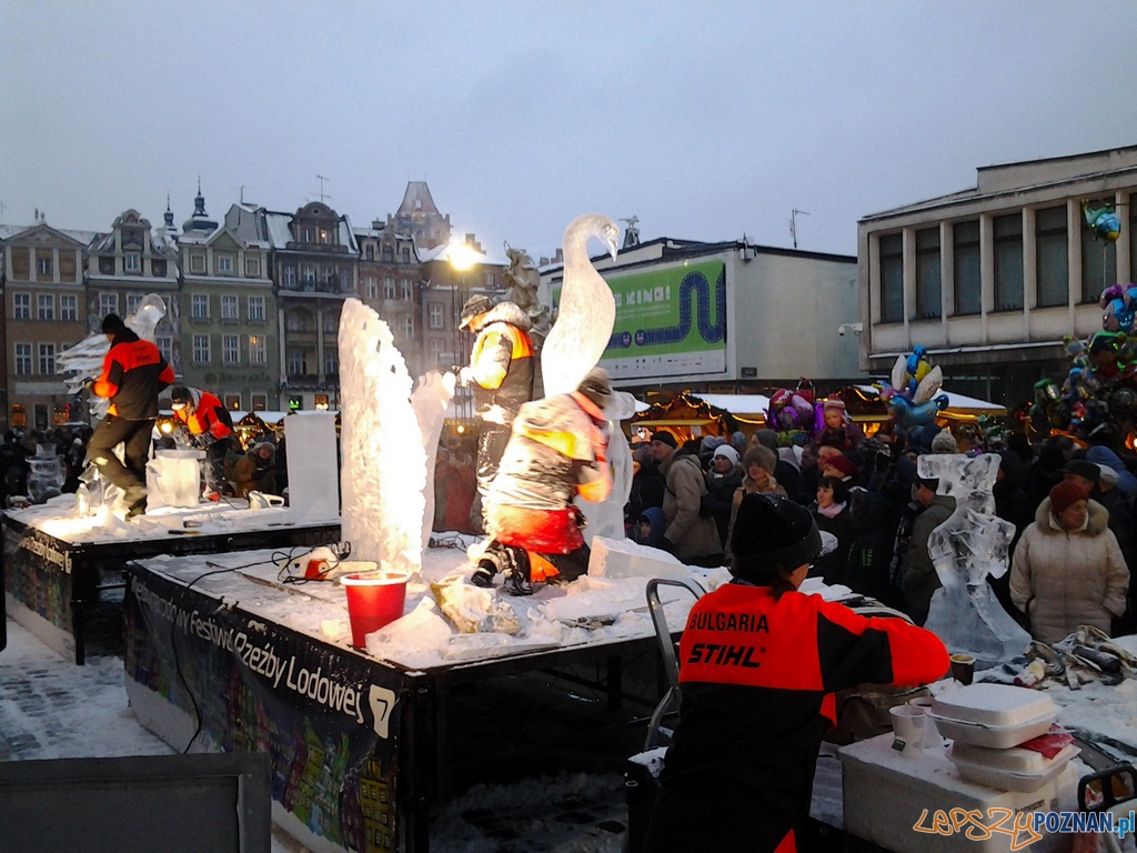 VII Międzynarodowy Festiwal Rzeźby Lodowej - 2 dzień Foto: lepszyPOZNAN.pl / tab VII Międzynarodowy Festiwal Rzeźby Lodowej - 2 dzień Foto: lepszyPOZNAN.pl / tab