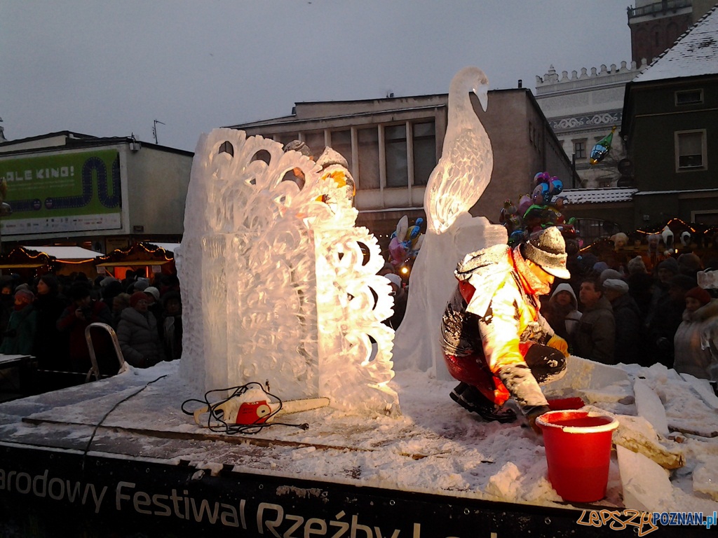 VII Międzynarodowy Festiwal Rzeźby Lodowej - 2 dzień Foto: lepszyPOZNAN.pl / tab VII Międzynarodowy Festiwal Rzeźby Lodowej - 2 dzień Foto: lepszyPOZNAN.pl / tab