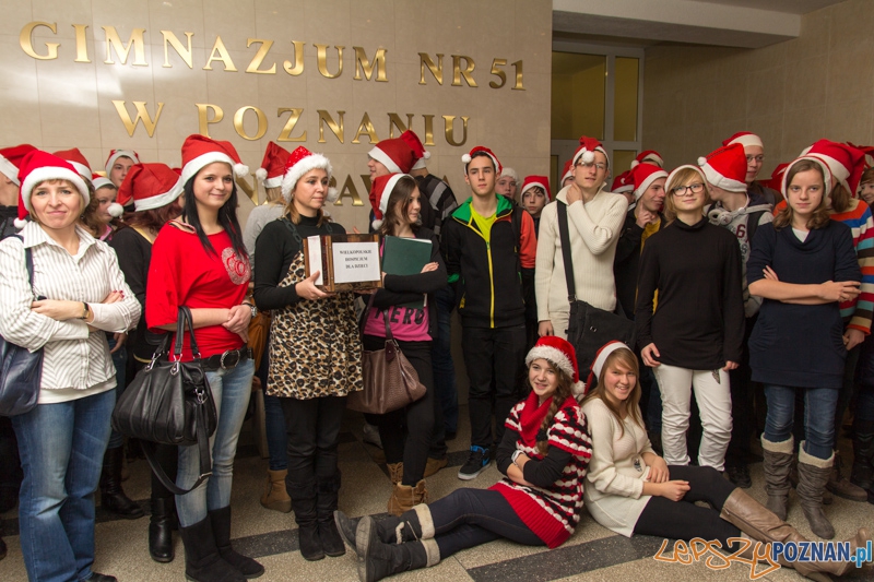 Mikołajki w Gimnazjum nr 51 w Poznaniu Foto: lepszyPOZNAN.pl / Piotr Rychter Mikołajki w Gimnazjum nr 51 w Poznaniu Foto: lepszyPOZNAN.pl / Piotr Rychter
