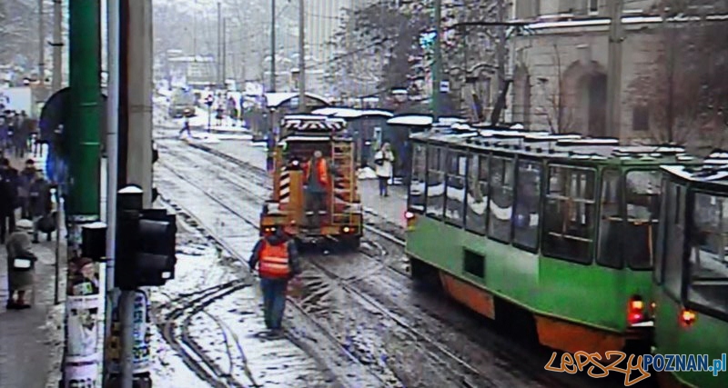 Ekipy MPK usuwają awarię na Fredry Foto: MPK Ekipy MPK usuwają awarię na Fredry Foto: MPK