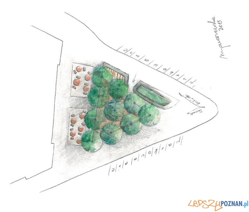 Projekt zmian na ul. Taczaka Foto: ZDM Projekt zmian na ul. Taczaka Foto: ZDM