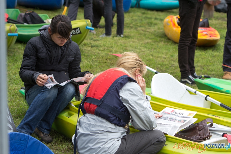 Kajakowa masa krytyczna - przed startem Foto: lepszyPOZNAN.pl / Piotr Rychter Kajakowa masa krytyczna - przed startem Foto: lepszyPOZNAN.pl / Piotr Rychter