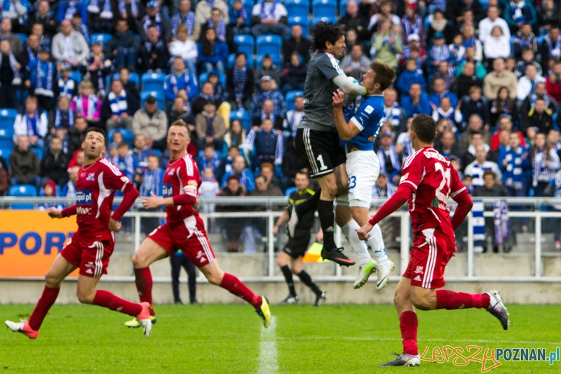 28. kolejka T-Mobile Ekstraklasy - Lech Poznań - Podbeskidzie Bielsko-Biała (25.05.2013 r.) - Karol Linetty ucierpiał w starciu z Richardem Zajacem Foto: lepszyPOZNAN.pl / Piotr Rychter 28. kolejka T-Mobile Ekstraklasy - Lech Poznań - Podbeskidzie Bielsko-Biała (25.05.2013 r.) - Karol Linetty ucierpiał w starciu z Richardem Zajacem Foto: lepszyPOZNAN.pl / Piotr Rychter