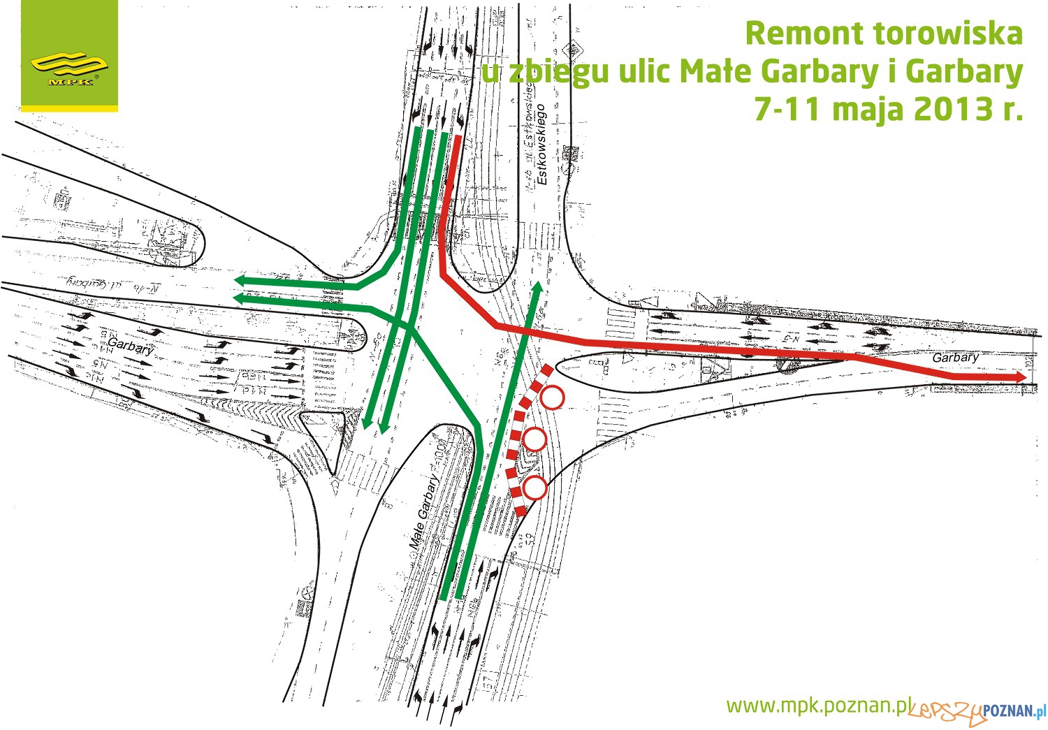 remont torowiska male garbary schemat 02 Foto: remont torowiska male garbary schemat 02 Foto: