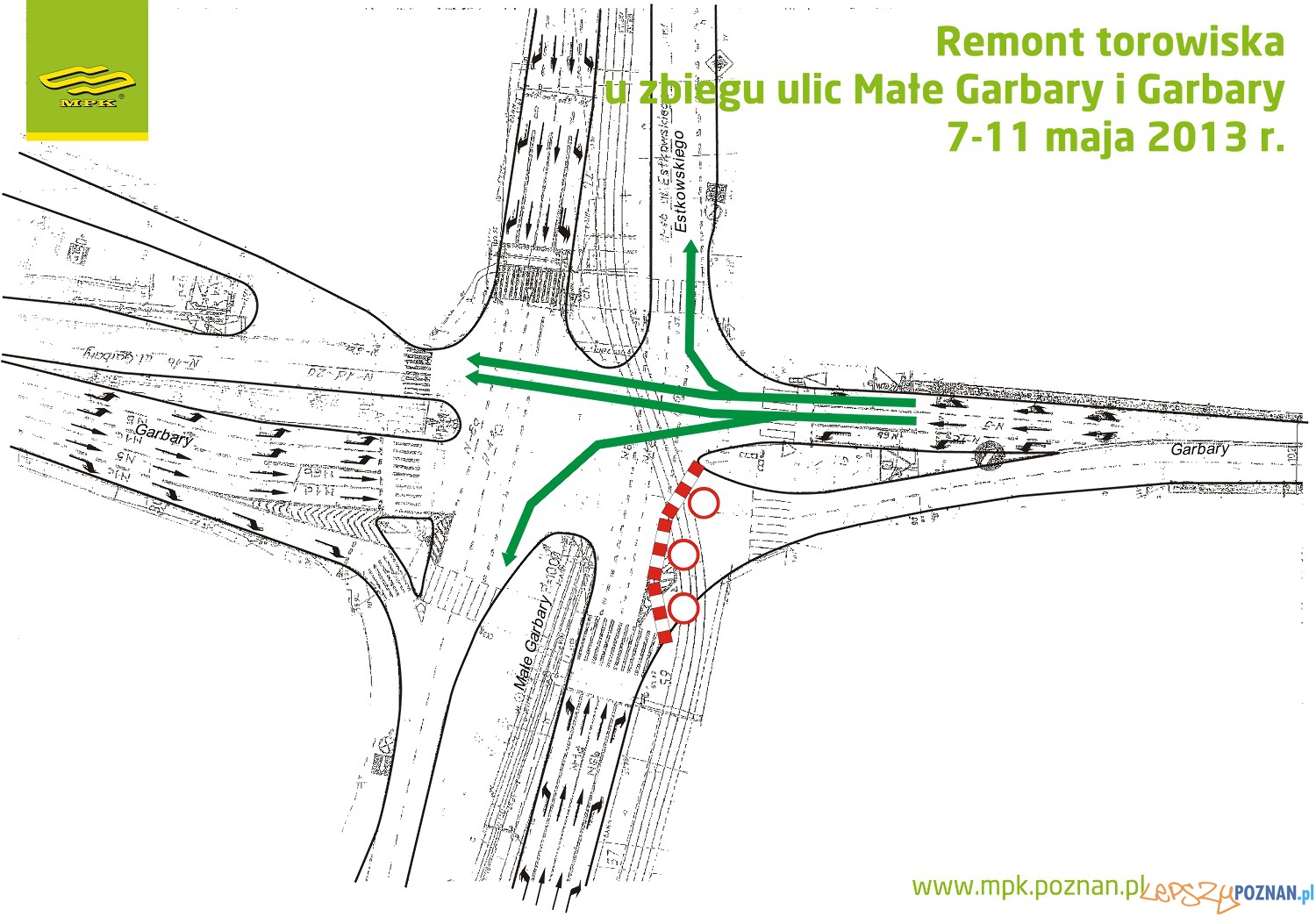 remont torowiska male garbary schemat 03 Foto: remont torowiska male garbary schemat 03 Foto: