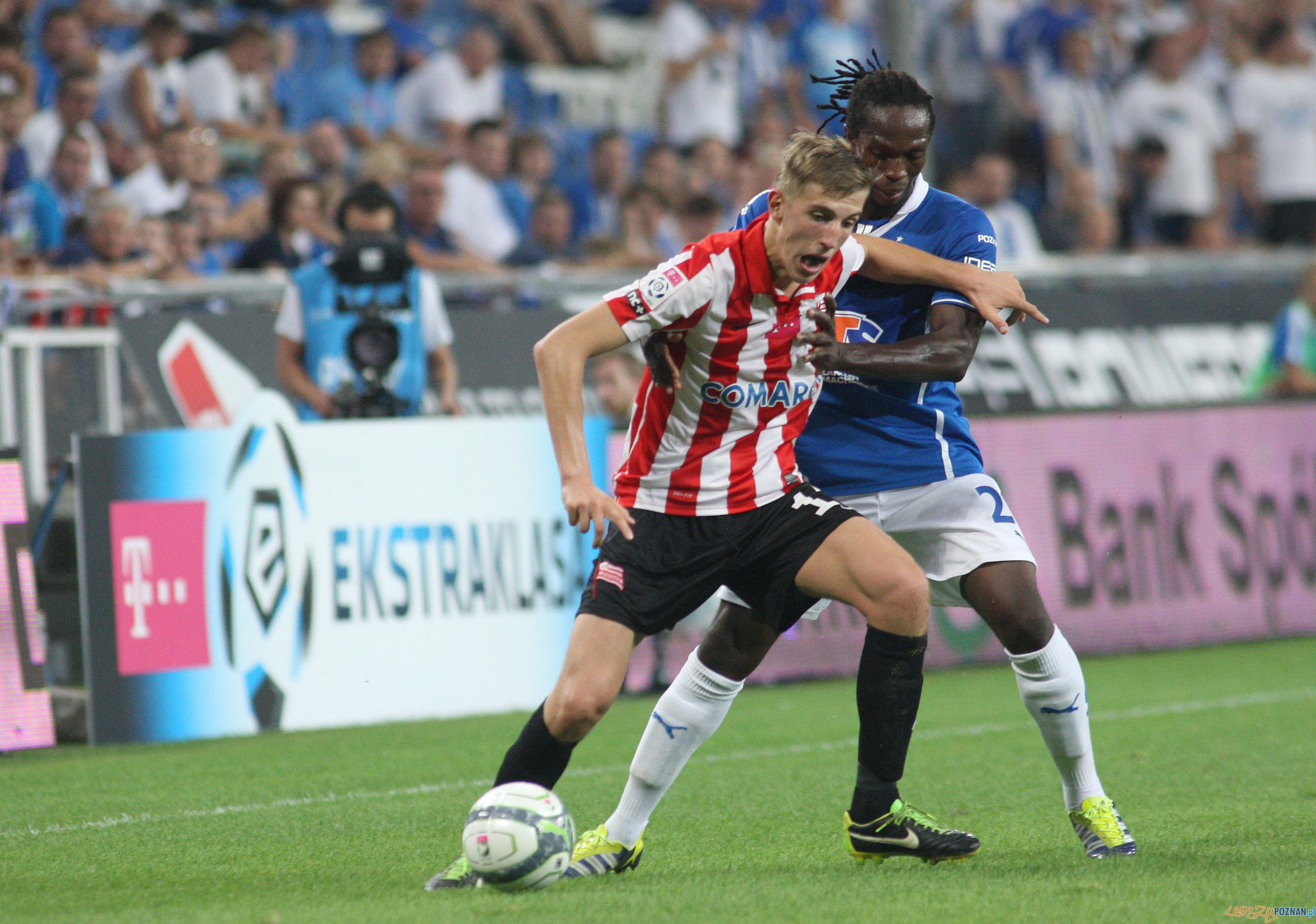 2. kolejka T-Mobile Ekstraklasy Lech Poznań - Cracovia Kraków. Inea Stadion 27.07.2013 r. Foto: T-mobile Ekstraklasa / x-news 2. kolejka T-Mobile Ekstraklasy Lech Poznań - Cracovia Kraków. Inea Stadion 27.07.2013 r. Foto: T-mobile Ekstraklasa / x-news