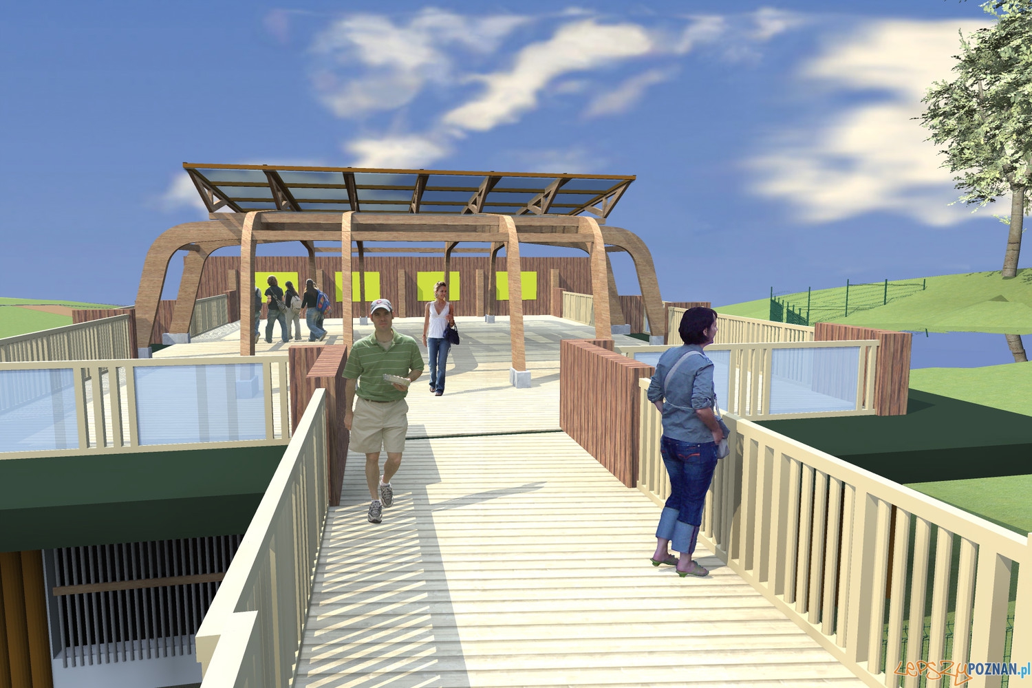 Niedźwiedziarnia w ZOO - taras Foto: materiały prasowe Niedźwiedziarnia w ZOO - taras Foto: materiały prasowe