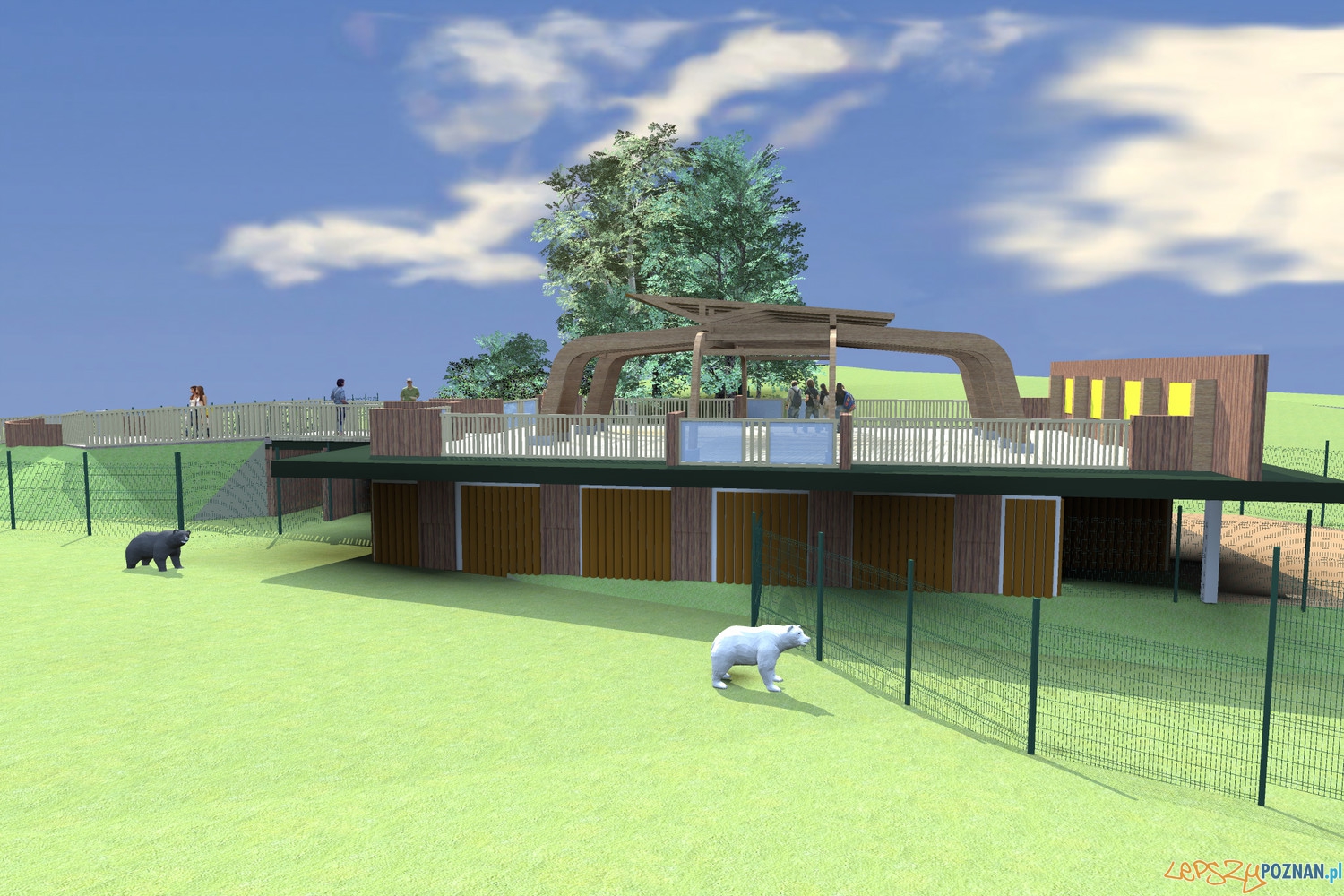 Wybieg niedźwiedzi Foto: materiały prasowe Wybieg niedźwiedzi Foto: materiały prasowe
