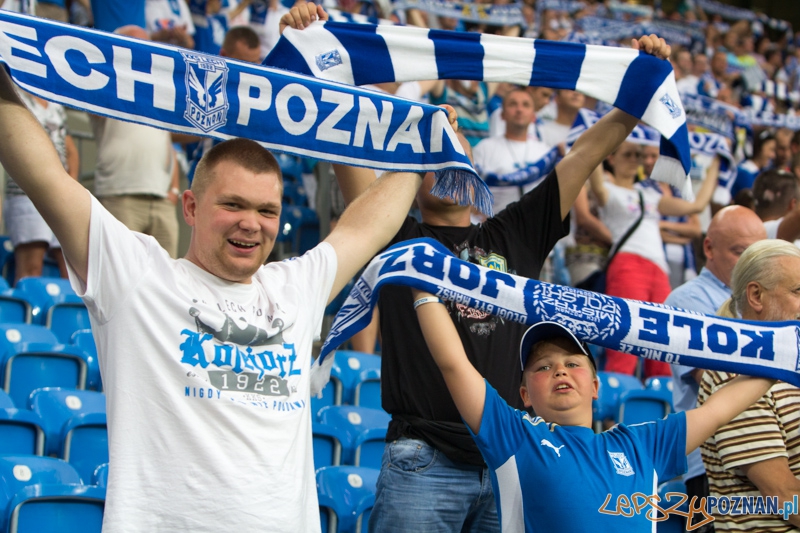 2. kolejka T-Mobile Ekstraklasy Lech Poznań - Cracovia Kraków. Inea Stadion 27.07.2013 r. (kibice na Inea Stadion) Foto: lepszyPOZNAN.pl / Piotr Rychter 2. kolejka T-Mobile Ekstraklasy Lech Poznań - Cracovia Kraków. Inea Stadion 27.07.2013 r. (kibice na Inea Stadion) Foto: lepszyPOZNAN.pl / Piotr Rychter