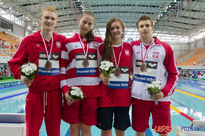 Mistrzostwa Europy Juniorów w Pływaniu - brązowi medaliści 4x100m stylem zmiennym - Termy Maltańskie Foto: lepszyPOZNAN.pl / Piotr Rychter Mistrzostwa Europy Juniorów w Pływaniu - brązowi medaliści 4x100m stylem zmiennym - Termy Maltańskie Foto: lepszyPOZNAN.pl / Piotr Rychter