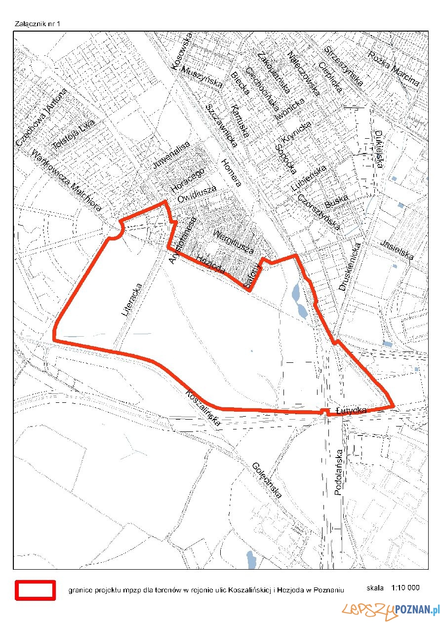 Plan Koszalińska - Hezjoda Foto: Plan Koszalińska - Hezjoda Foto:
