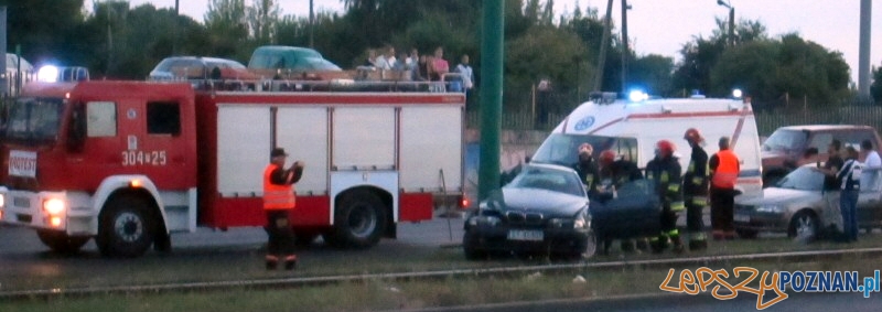 Wypadek na Hetmańskiej  Foto: lazarz.pl / Karol Kroll