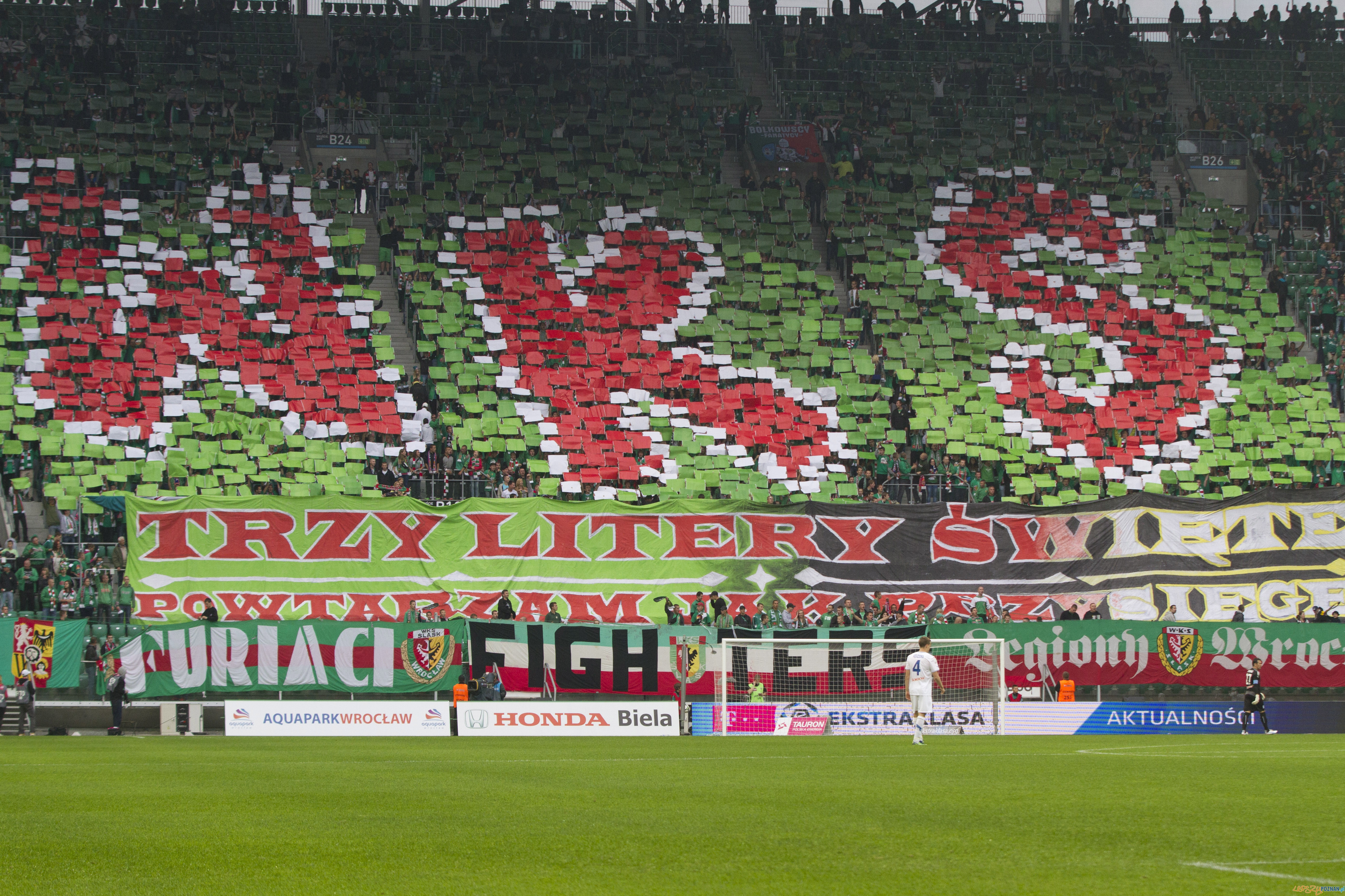 Śląsk Wrocław - Lech Poznań 2:0 - 14.09.2013 r. Foto: X-News Śląsk Wrocław - Lech Poznań 2:0 - 14.09.2013 r. Foto: X-News