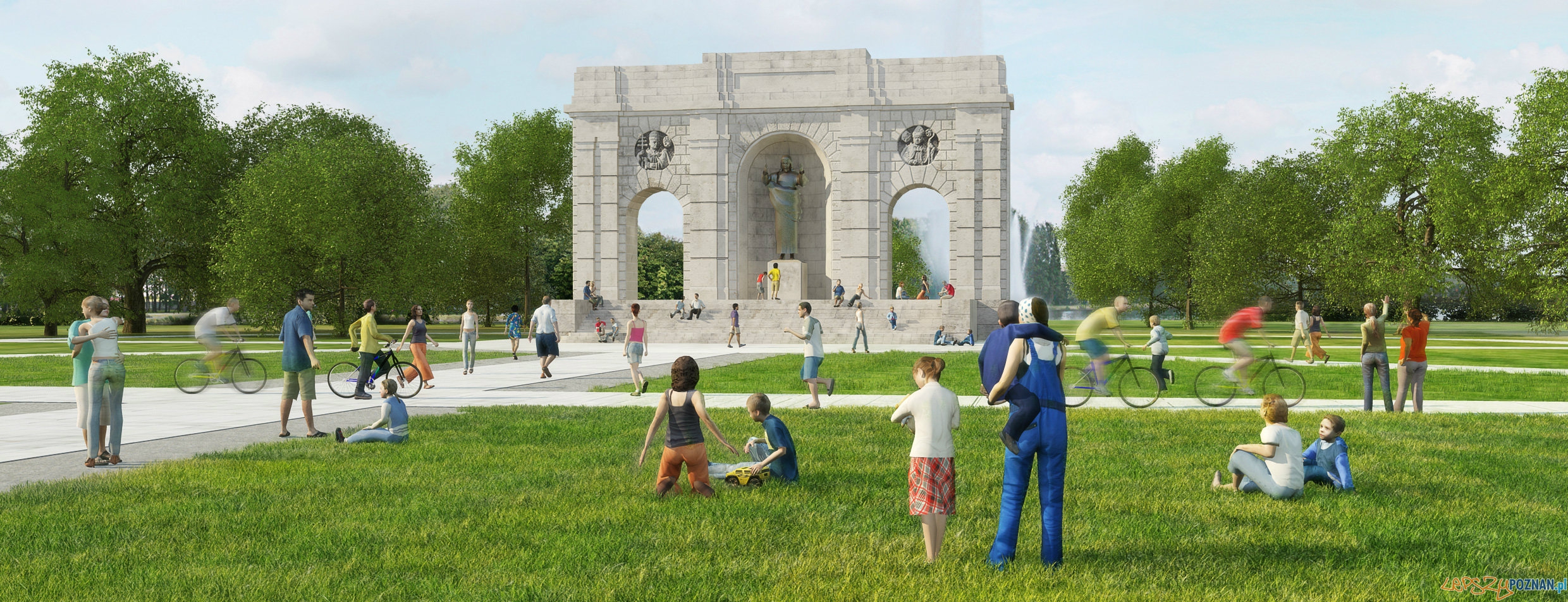 Wizualizacja odbudowanego Pomnika Foto: Społeczny Komitet Odbudowy Pomnika Wizualizacja odbudowanego Pomnika Foto: Społeczny Komitet Odbudowy Pomnika