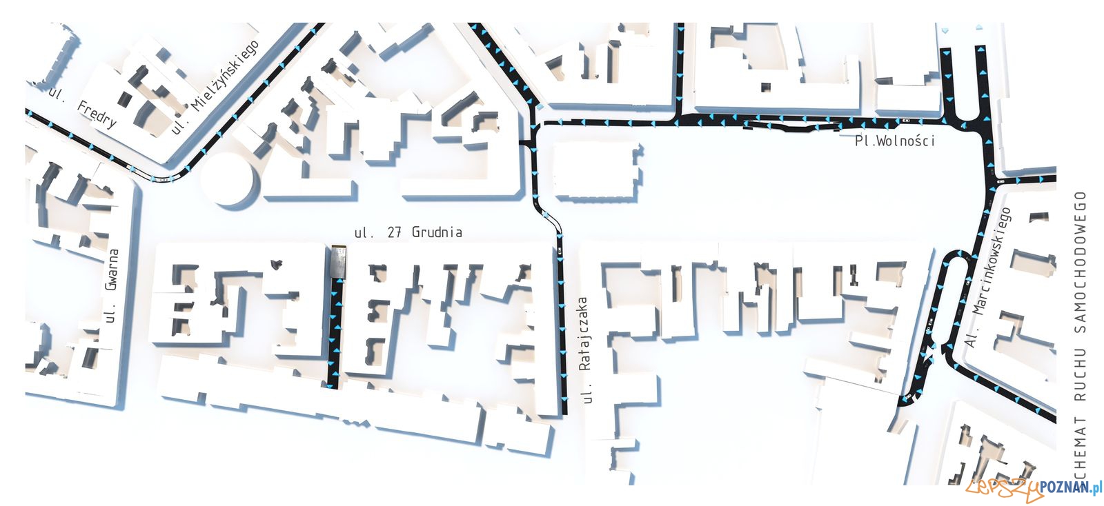 Projekt rewitalizacji centrum Poznania Foto: UMP Projekt rewitalizacji centrum Poznania Foto: UMP