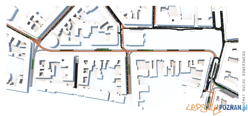 Projekt rewitalizacji centrum Poznania Foto: ZDM Projekt rewitalizacji centrum Poznania Foto: ZDM