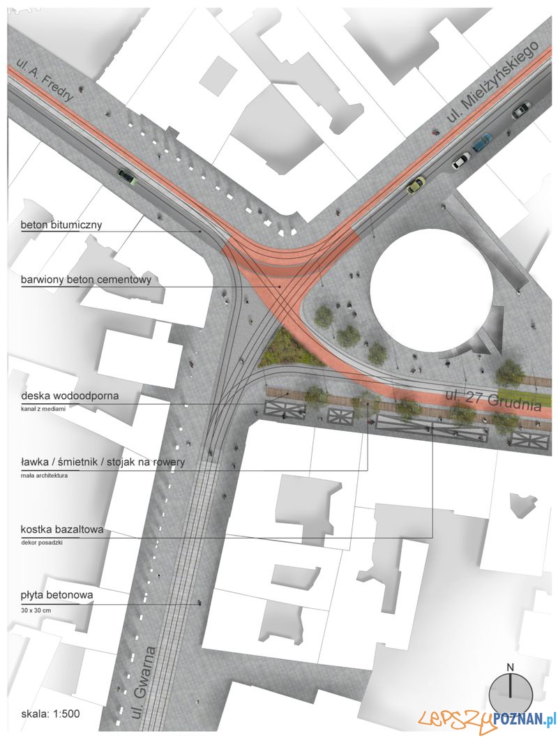 Projekt rewitalizacji centrum (2) Foto: UMP Projekt rewitalizacji centrum (2) Foto: UMP